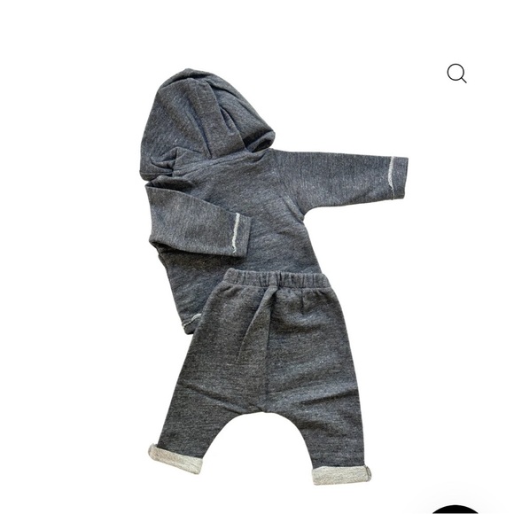 Cozy Gray Kids Matching Set - Picture 6 of 7